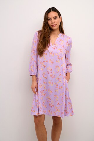 Robe-chemise 'Billie' CULTURE en violet : devant