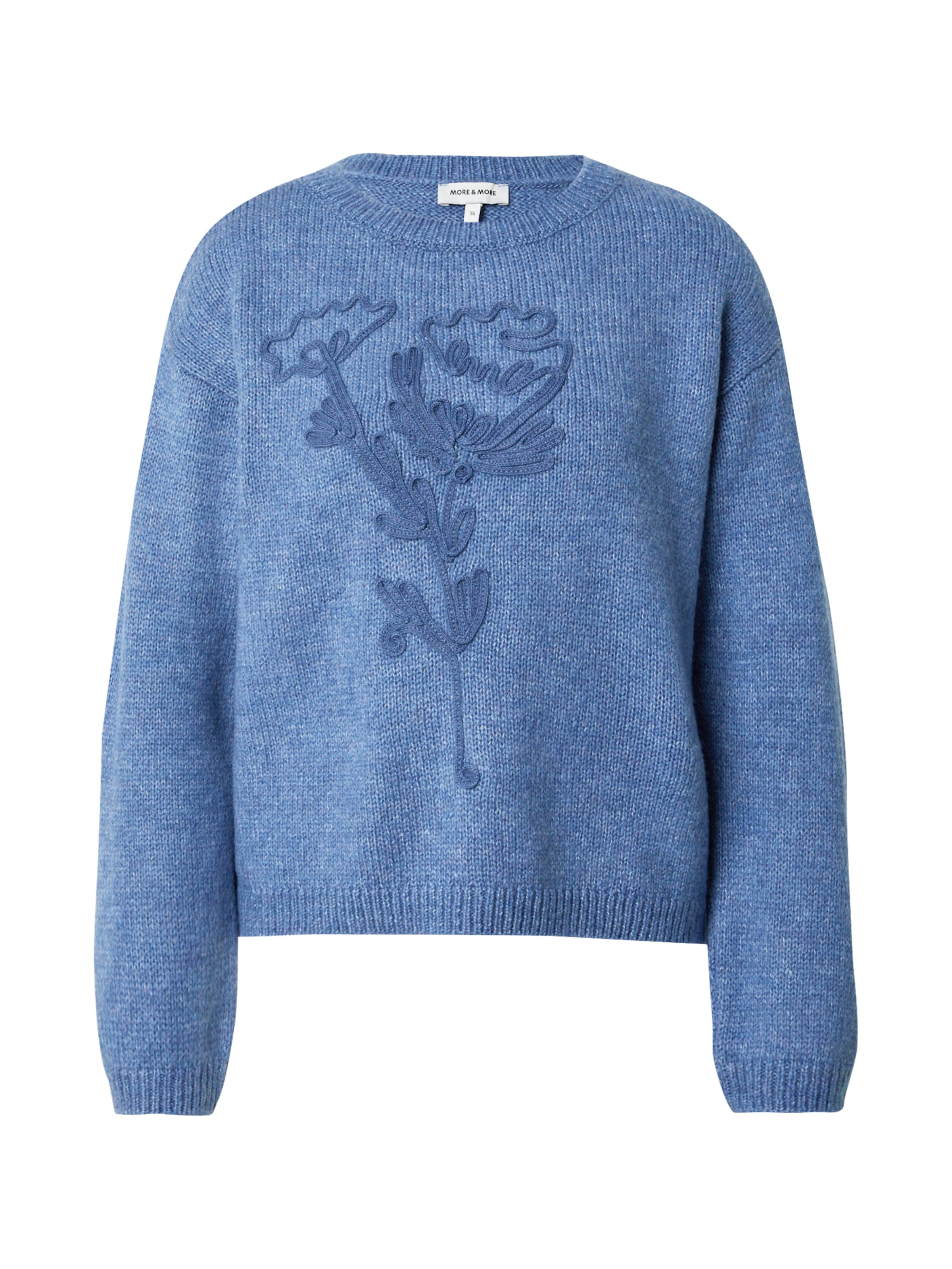 MORE & MORE Trui in Blauw: voorkant