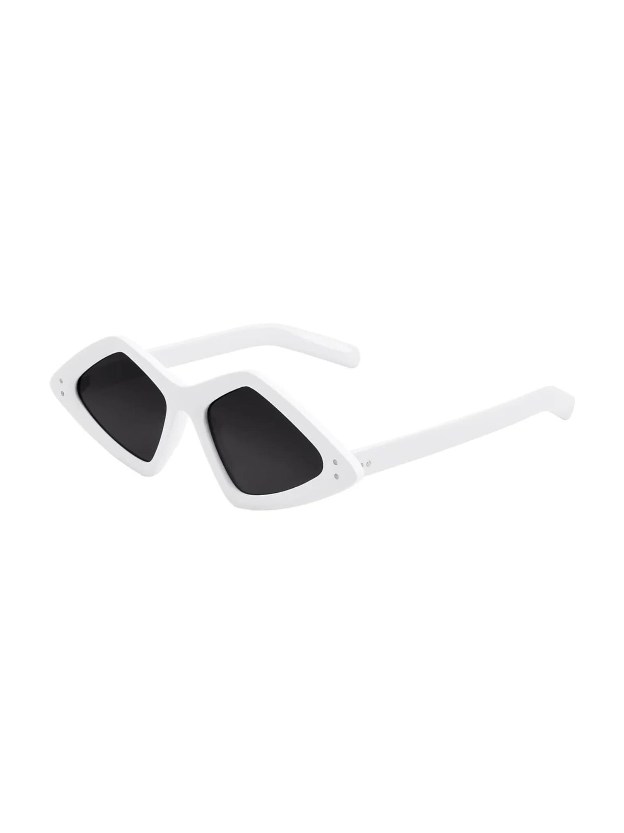 Good to Blue Sunglasses 'Retro' in White: front