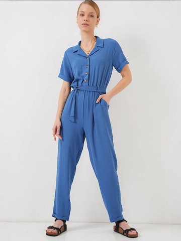 Bigdart Jumpsuit in Blauw: voorkant