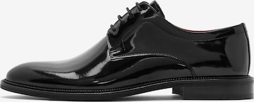 Derimod Nauhakengät 'Lace-up' värissä musta: etupuoli