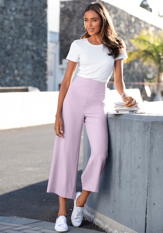 LASCANA Loose fit Trousers in Purple