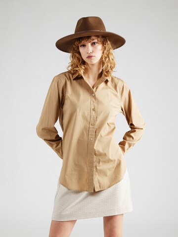 Lauren Ralph Lauren Blouse in Beige: front