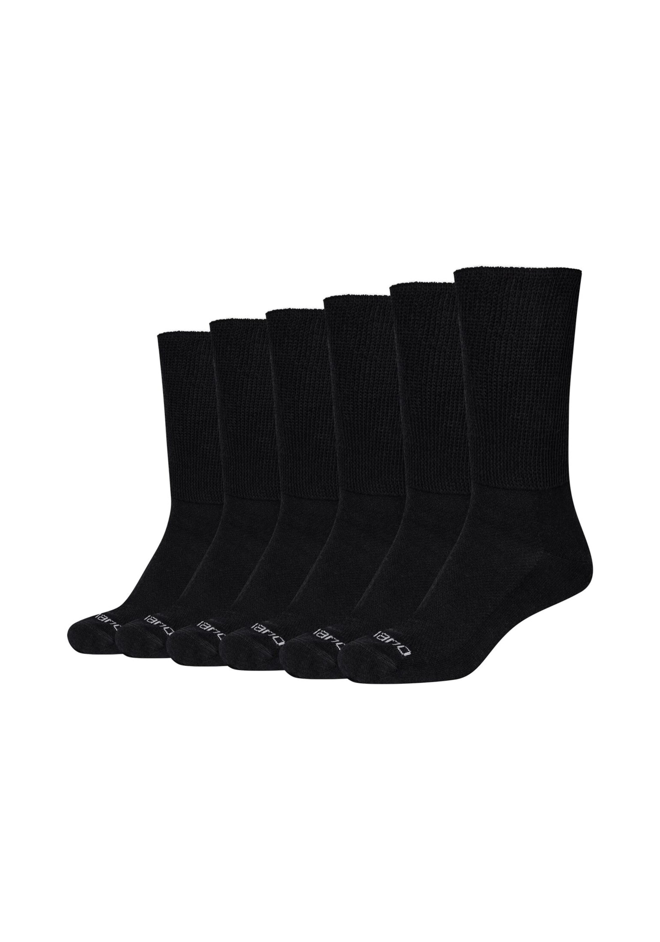 Chaussettes camano en noir : devant