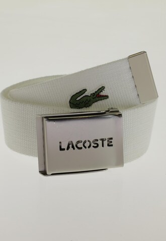 LACOSTE Belt & Suspenders in One size in White: front