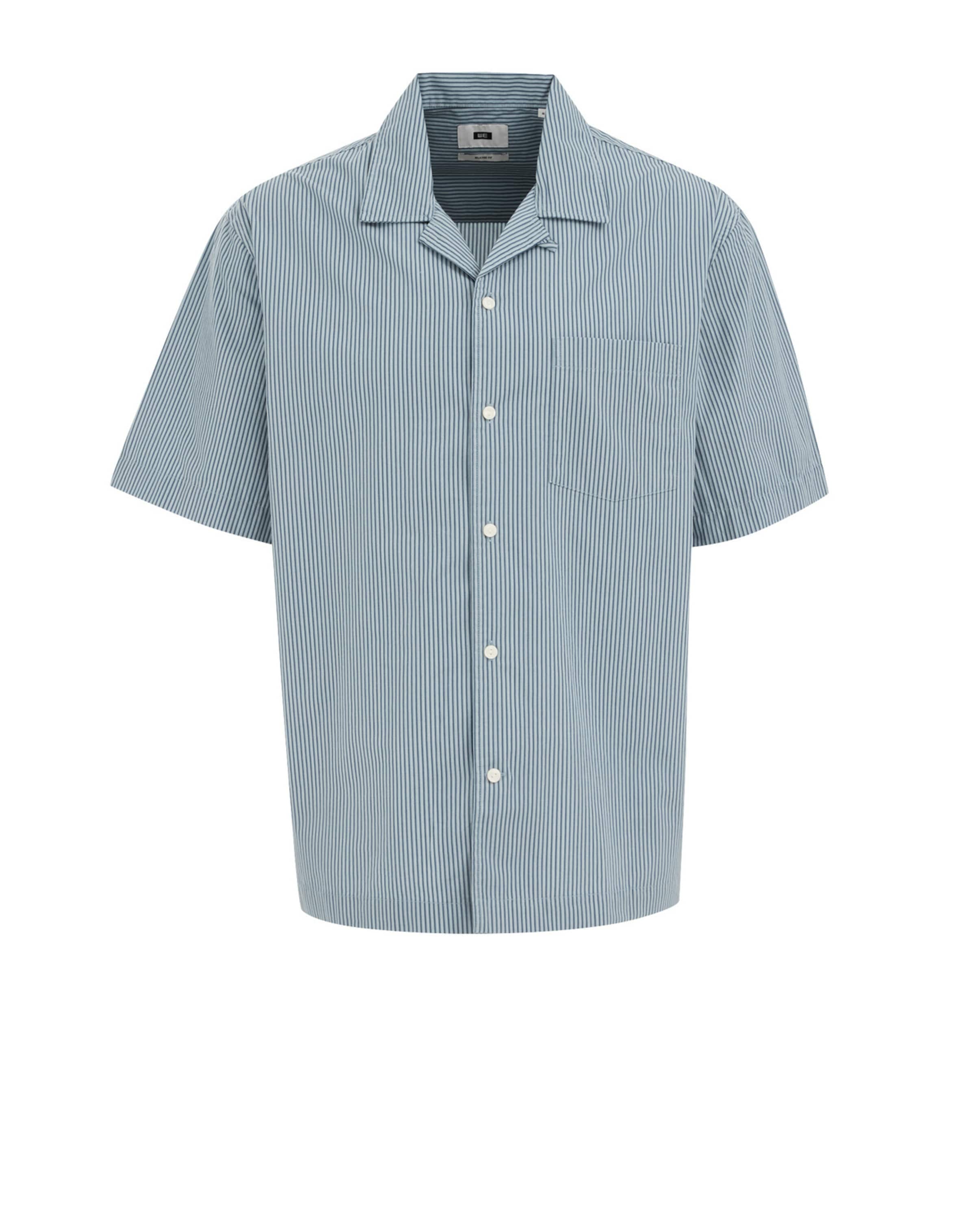 WE Fashion Regular fit Skjorta i blå: framsida