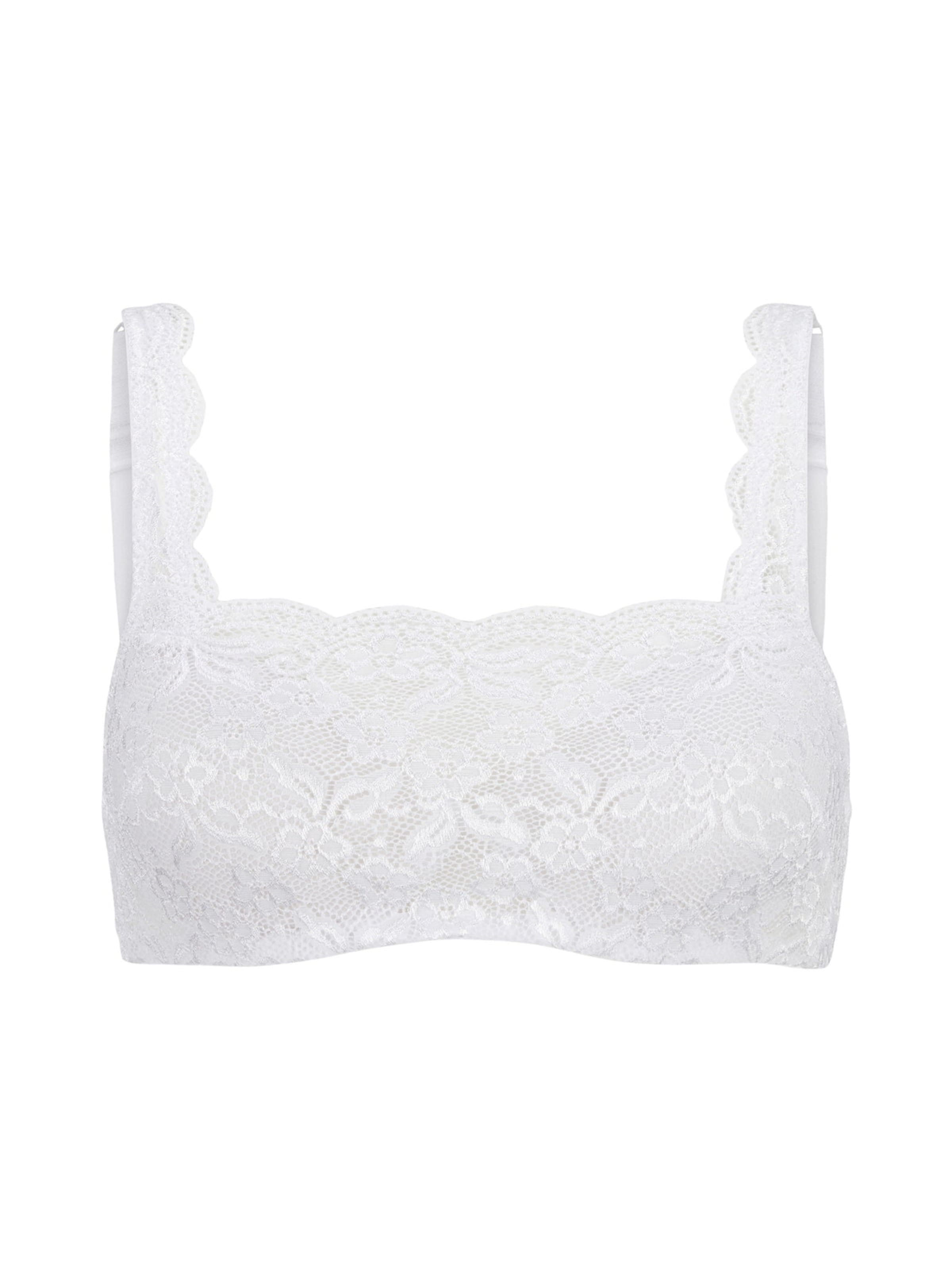 Cellbes of Sweden Bustier BH in Wit: voorkant