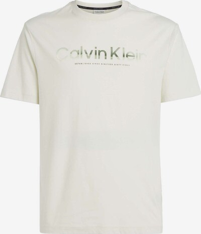 Calvin Klein T-Shirt en beige / vert clair, Vue avec produit