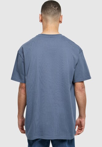 Merchcode T-Shirt 'Abstract Lines' in Blau