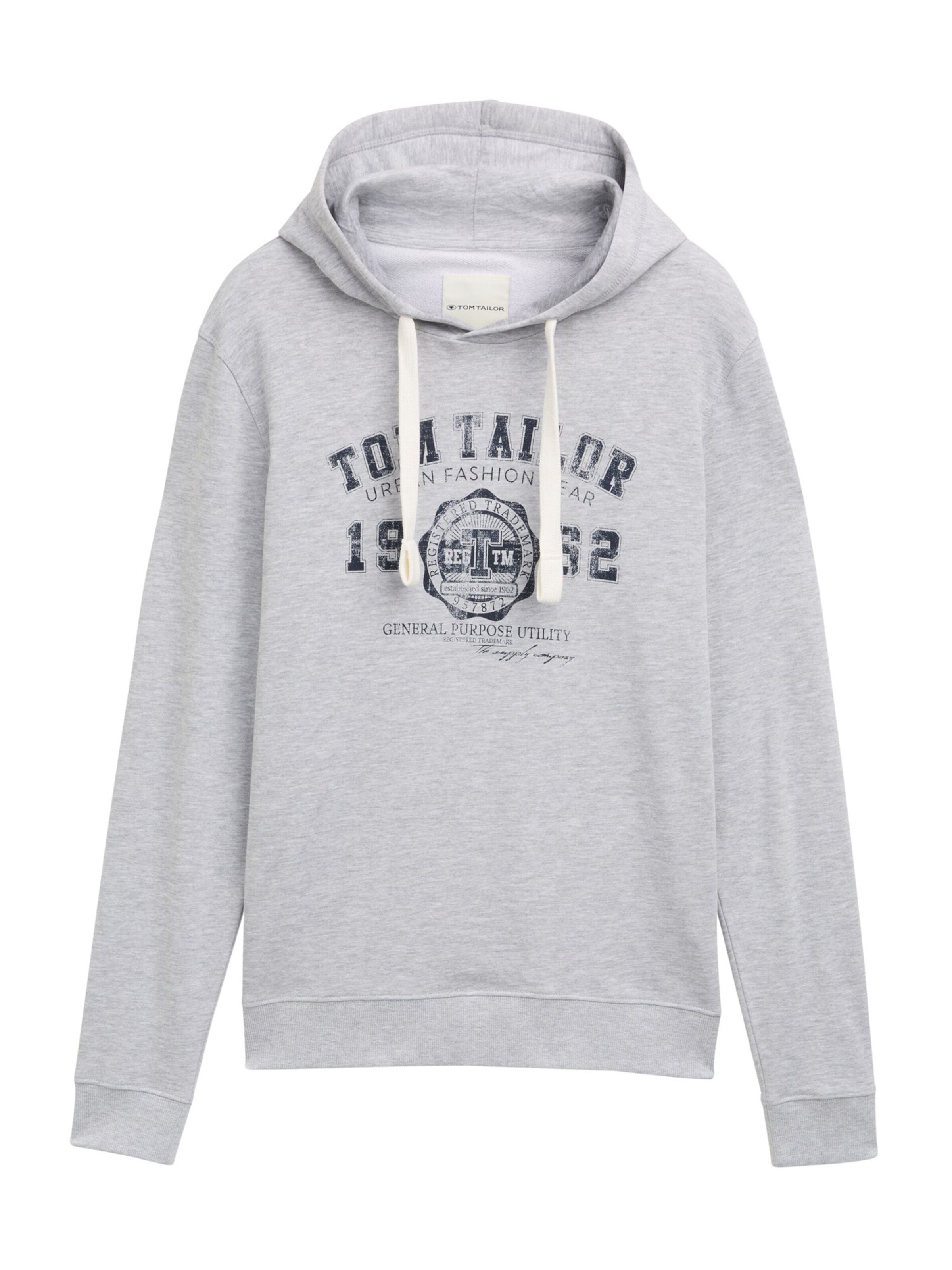 TOM TAILOR Dressipluus, värv hall: eest vaates