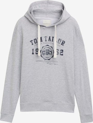 TOM TAILOR Sweatshirt in Grau: Vorderseite