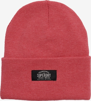 Superdry Beanie in Pink: front