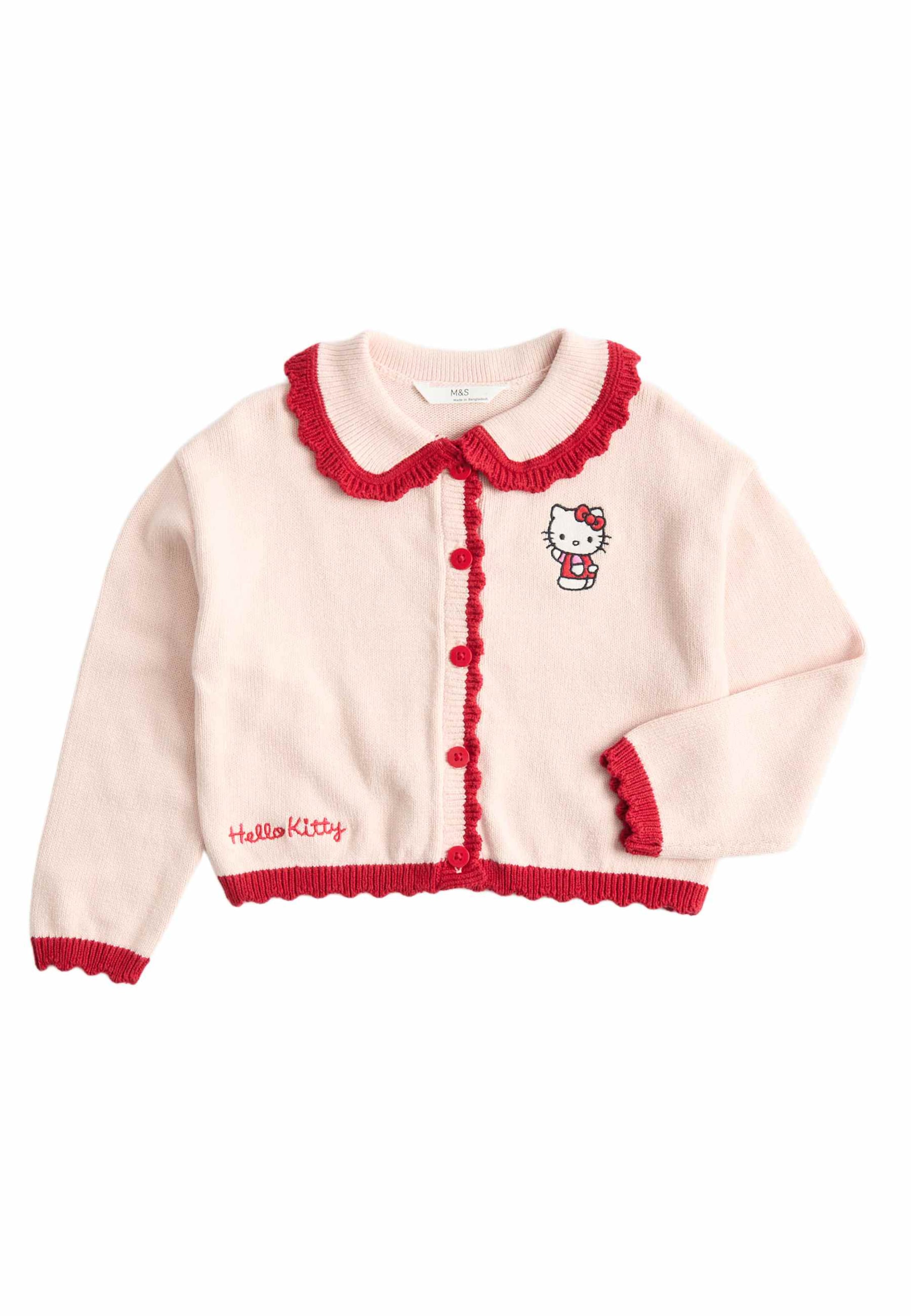 Giacchetta 'Hello Kitty' di Marks & Spencer in rosa: frontale