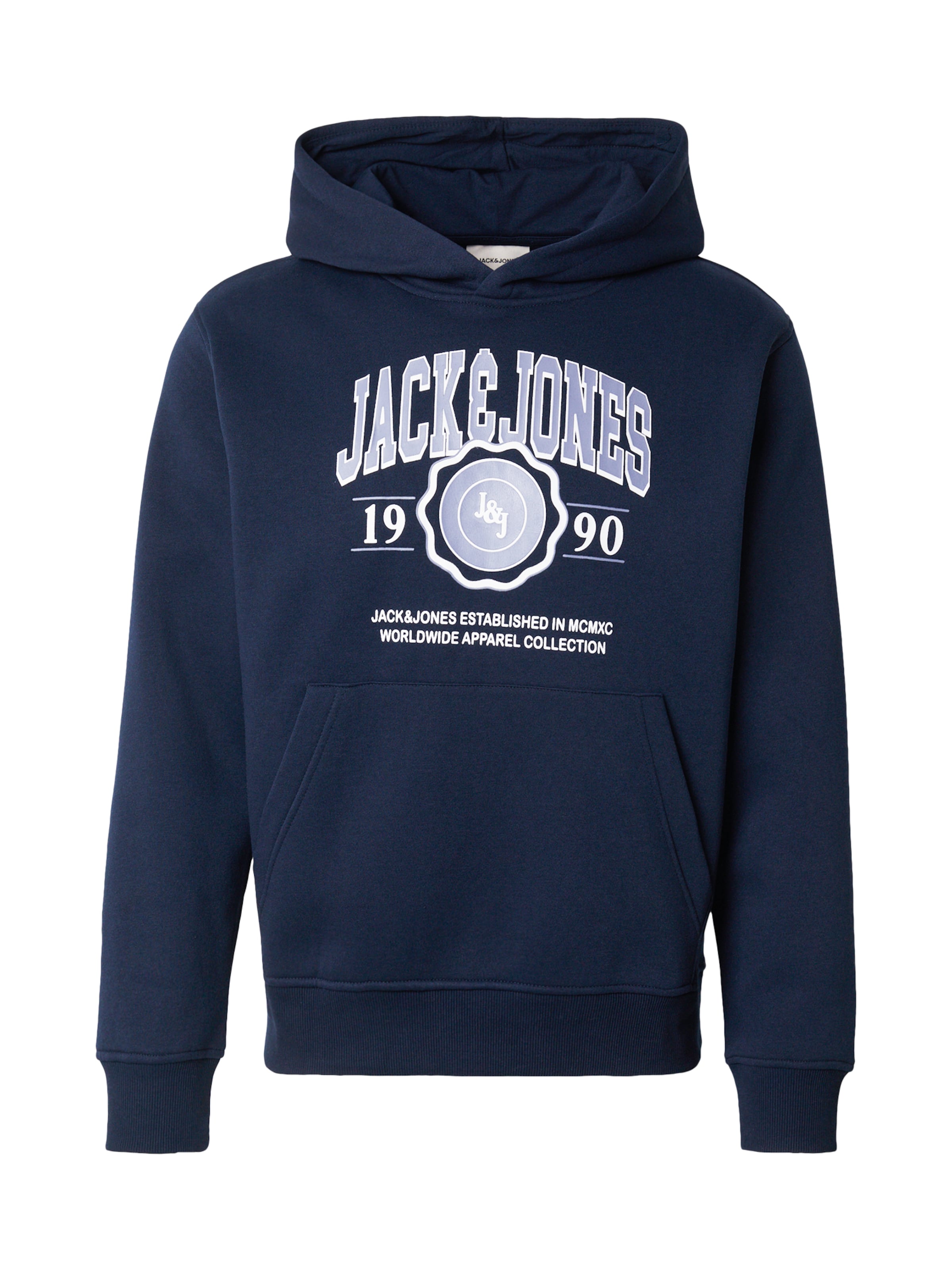 JACK & JONES Sweatshirt 'JJMAKO' in Blue: front