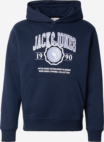 mėlyna JACK & JONES Megztinis be užsegimo 'JJMAKO': priekis