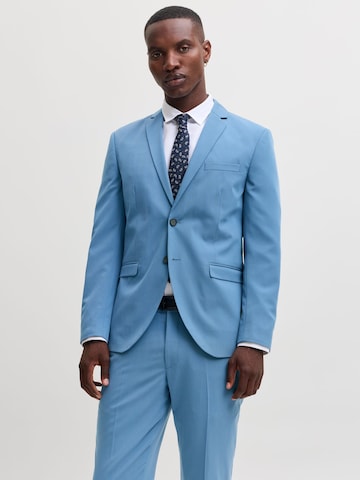 JACK & JONES - Corte superestrecho Chaqueta saco 'FRANCO ' en azul: frente