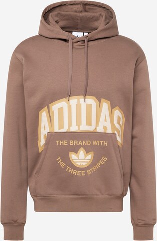 Sweat-shirt 'Vrct' ADIDAS ORIGINALS en marron : devant