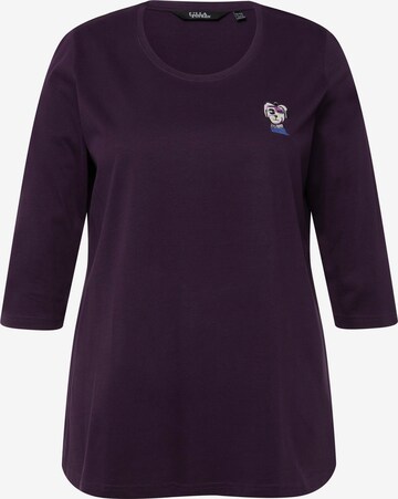 T-shirt Ulla Popken en violet : devant