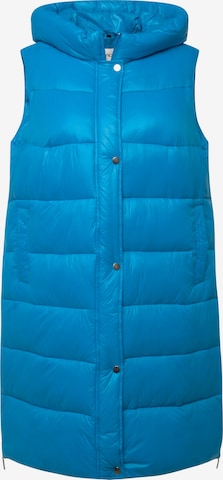 Angel of Style Vest in Blue: front