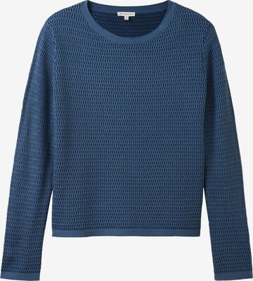 Pull-over TOM TAILOR en bleu : devant