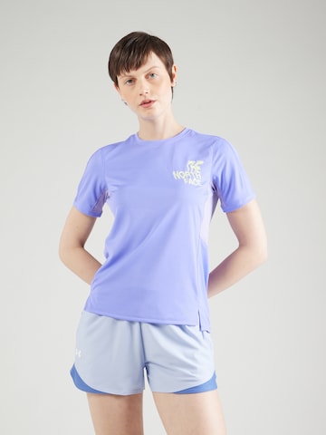 purpurinė THE NORTH FACE Sportiniai marškinėliai 'SUNRISER'