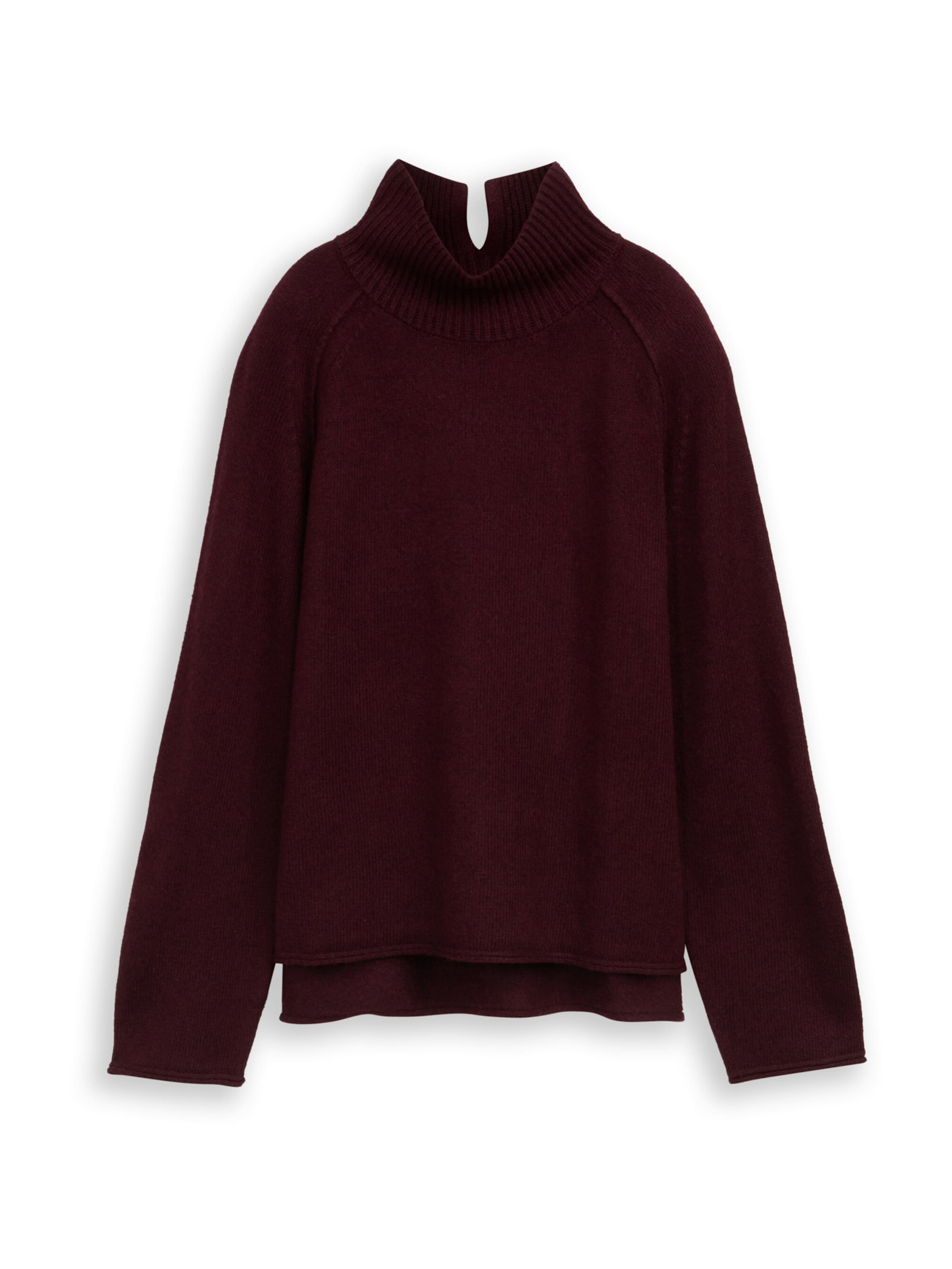 sarkans TOM TAILOR Džemperis: no priekšpuses