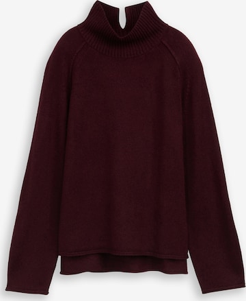 Pullover di TOM TAILOR in rosso: frontale