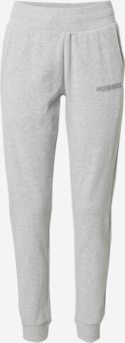 Hummel Workout Pants in Grey: front