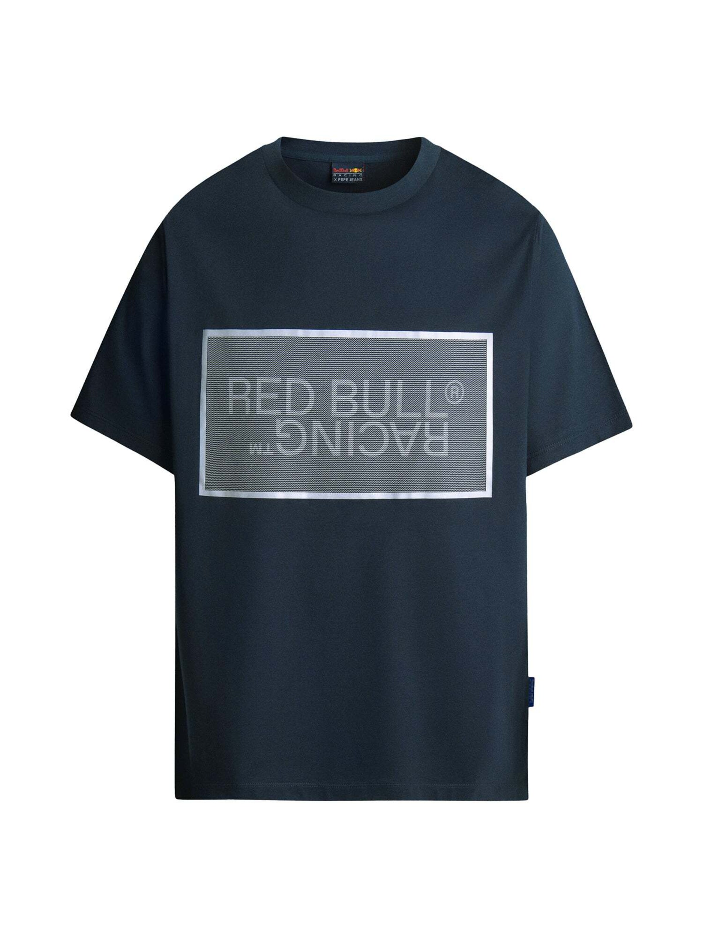 Red Bull Racing x Pepe Jeans Shirt in Blauw: voorkant