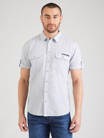 CAMP DAVID Slim fit Overhemd in Blauw