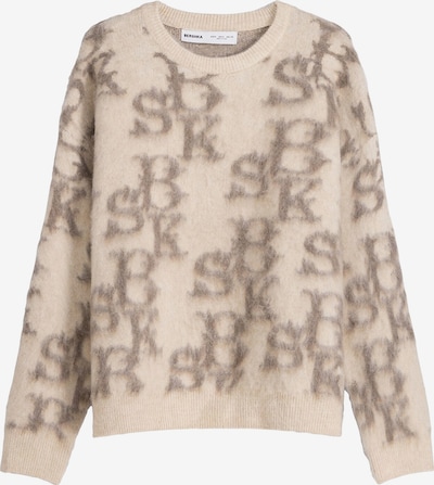 Bershka Sweater in Cream / Dark beige, Item view