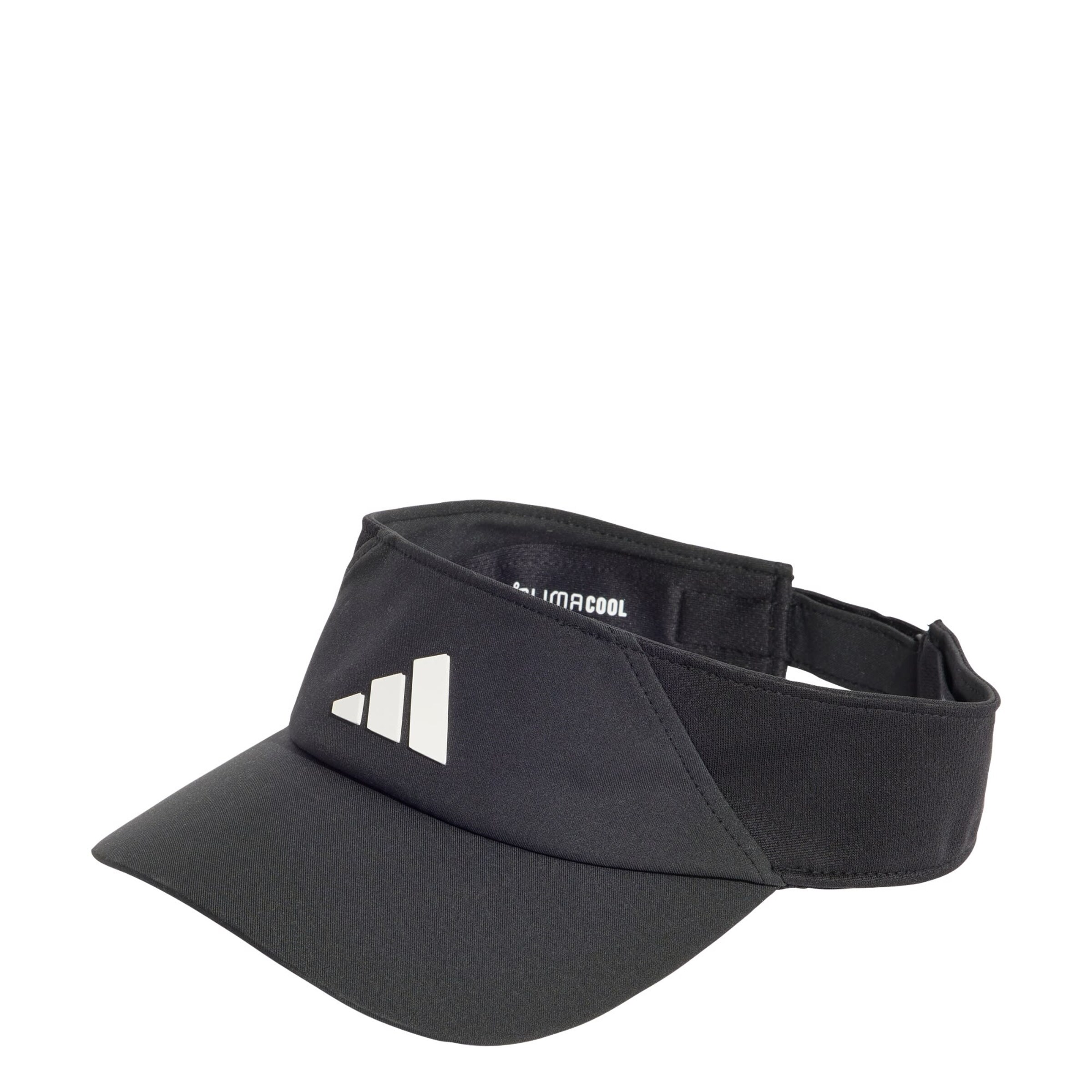 ADIDAS PERFORMANCE - Visera en negro: frente
