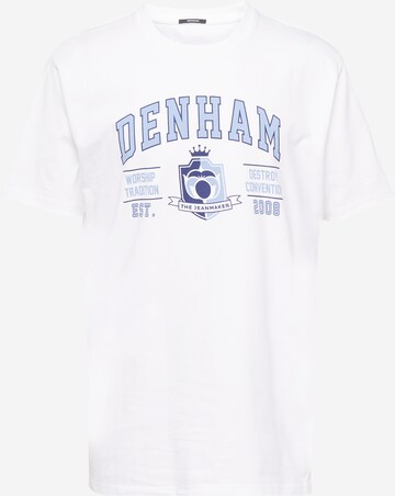 Maglietta 'LOND' di DENHAM in bianco: frontale