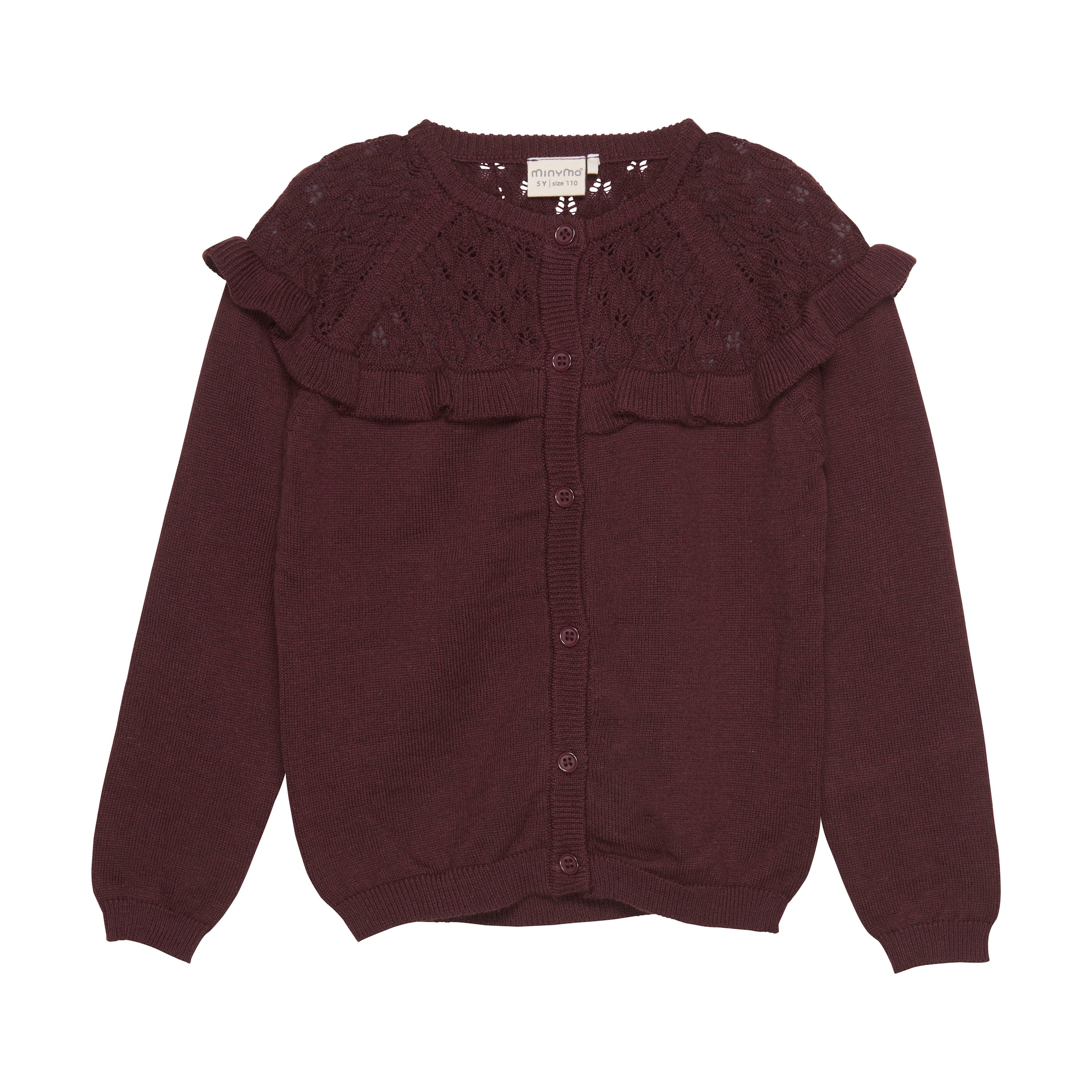 MINYMO - Casaco de malha em rosa: frente