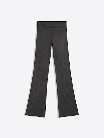 Bershka Flared Pants in Grey