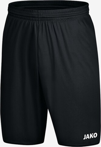 JAKO Regular Workout Pants in Black: front