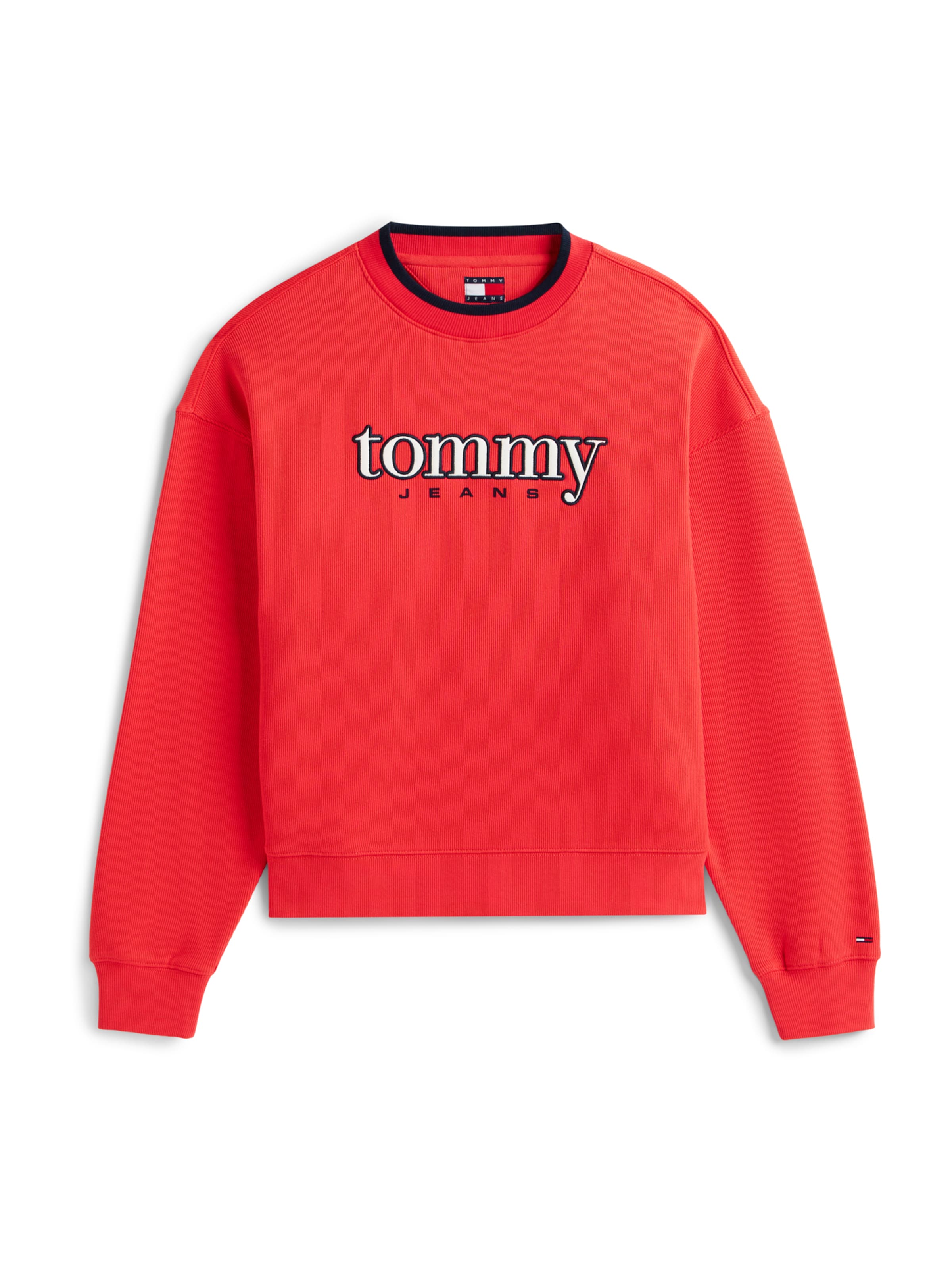 Tommy Jeans Bluzka sportowa w kolorze czerwony: przód