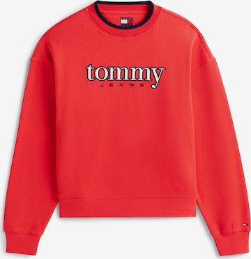 Tommy Jeans - Sudadera en rojo: frente