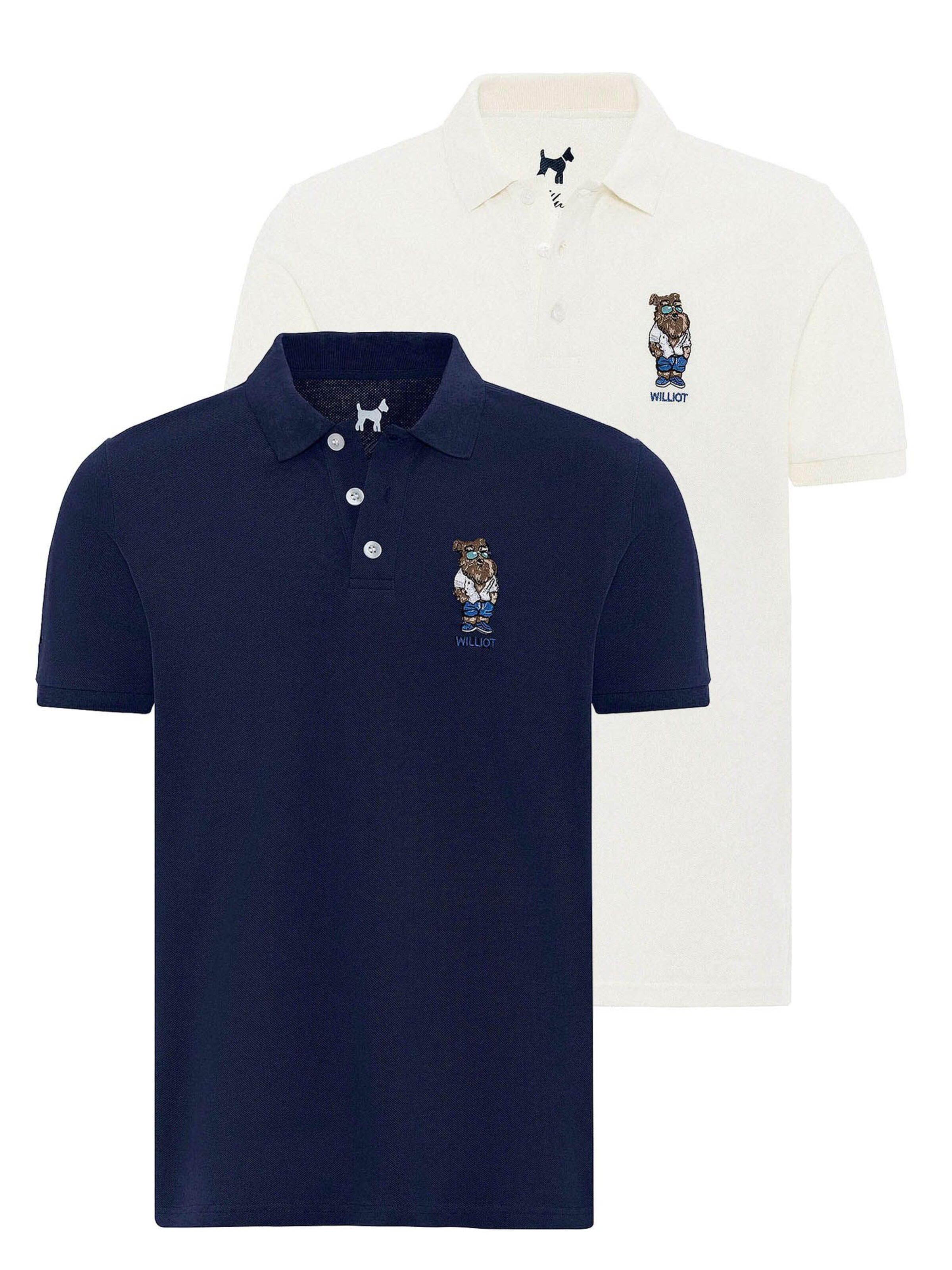 zils Williot T-Krekls: no priekšpuses