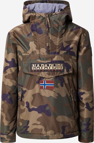 Veste mi-saison 'RAINFOREST' NAPAPIJRI en vert : devant