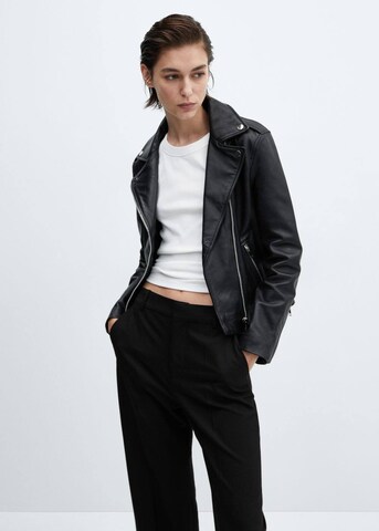 MANGO Between-Season Jacket in Black: front