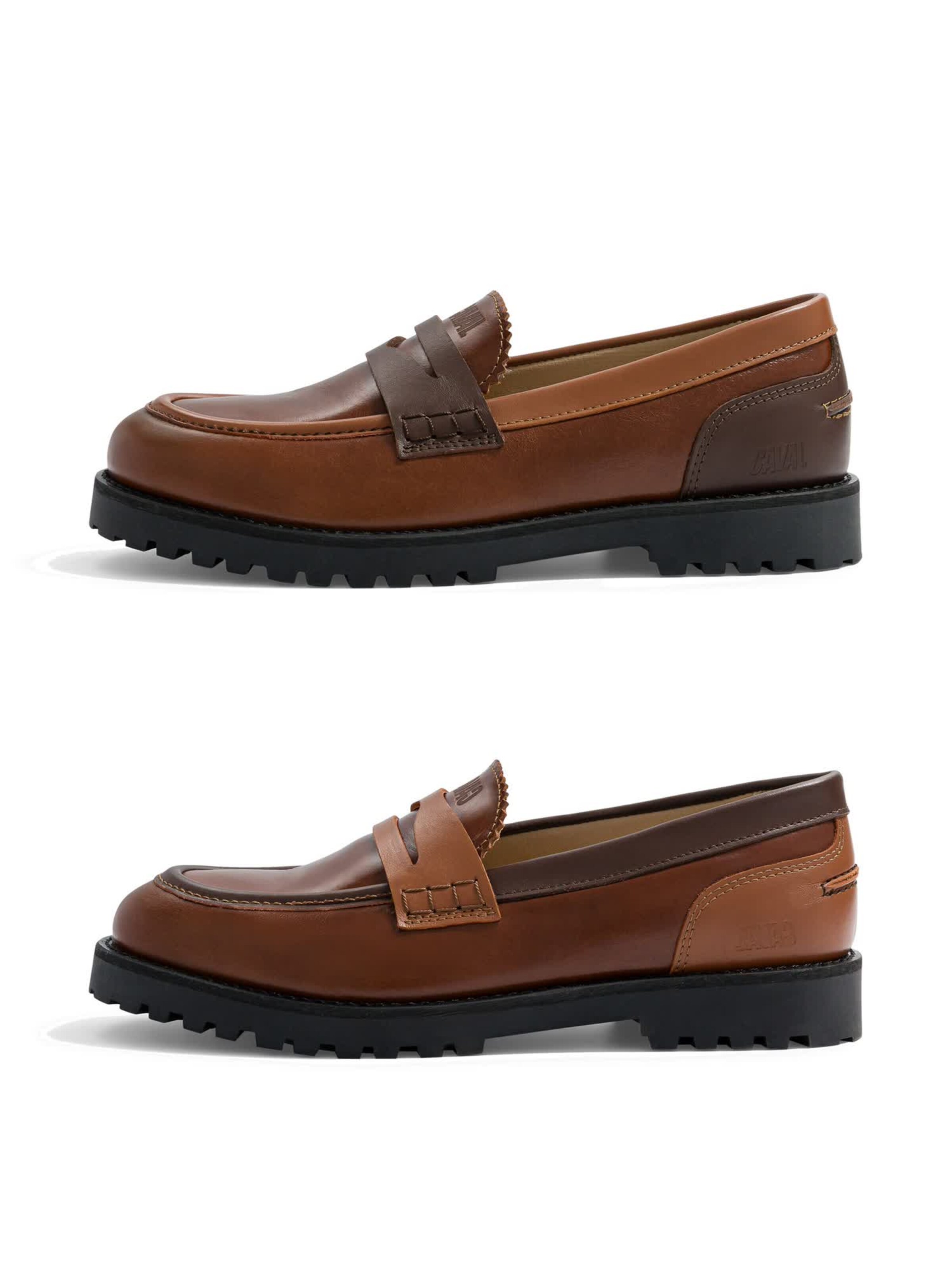 Caval Moccasins ' TAILOR ' in Braun: Vorderseite