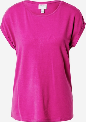 VERO MODA T-Shirt 'AVA' in Pink: predná strana
