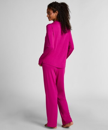Hunkemöller Pyjamabroek in Roze