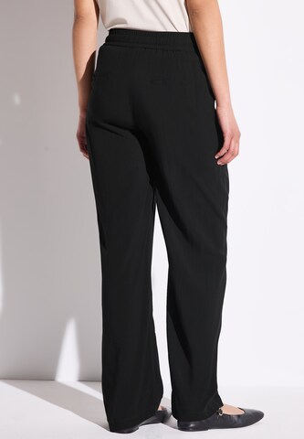 STREET ONE Wide leg Pants in Black