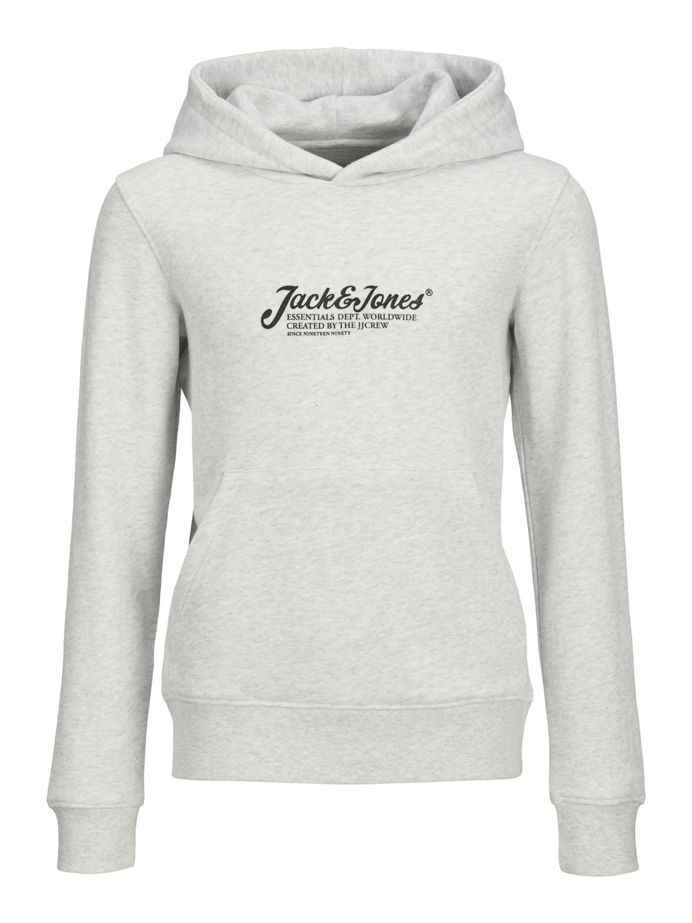 Jack & Jones Junior Sweatshirt 'Beau' in White: front