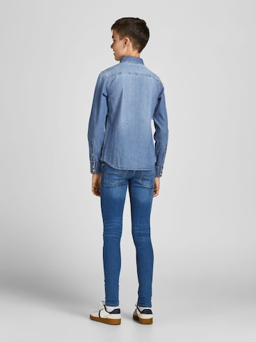 Jack & Jones Junior Regular fit Overhemd in Blauw