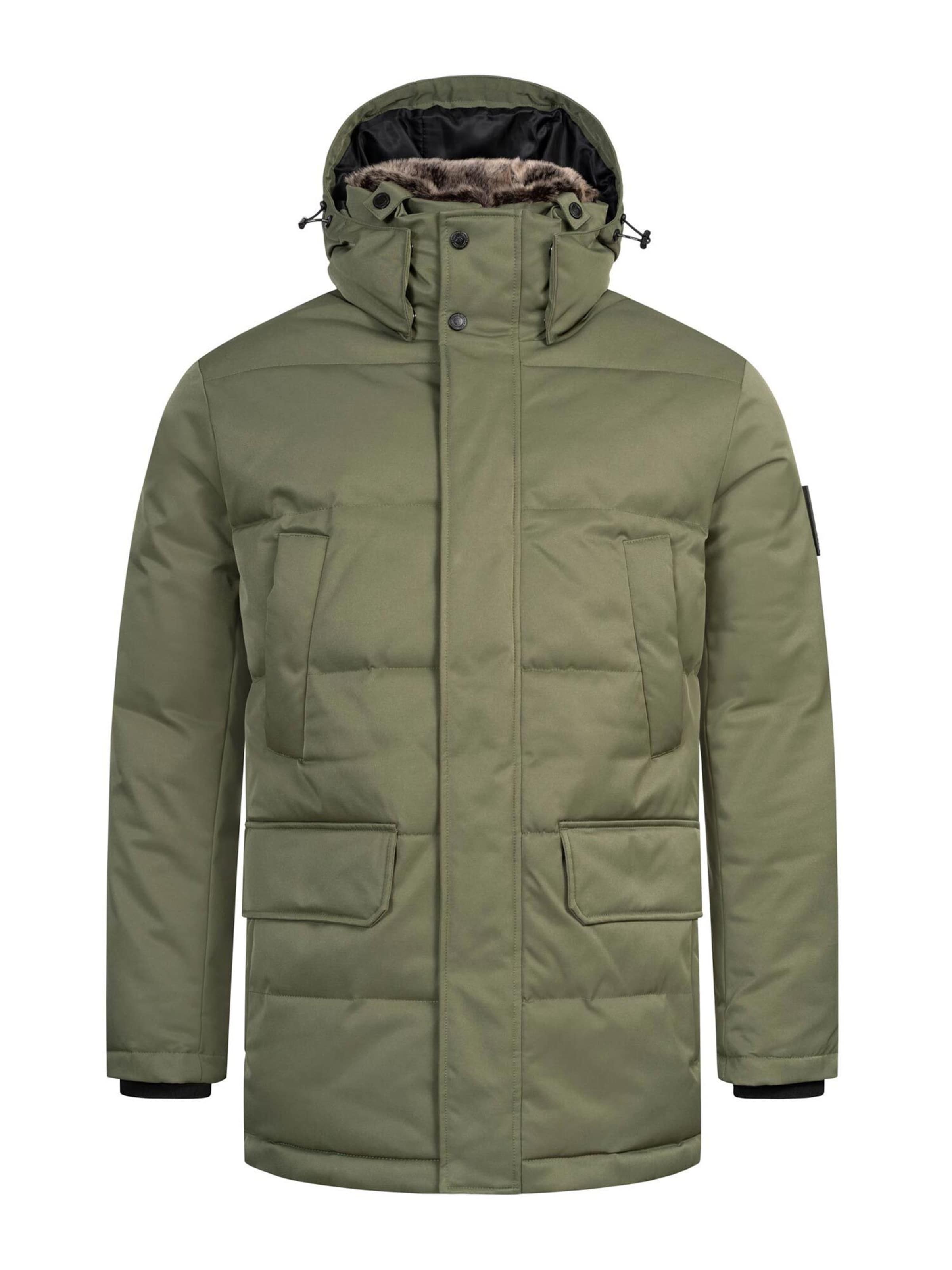 Alessandro Salvarini Winterjacke 'AS456 ' in Grün: Vorderseite