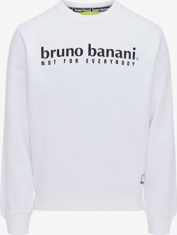 Sweat-shirt 'King' BRUNO BANANI en blanc : devant