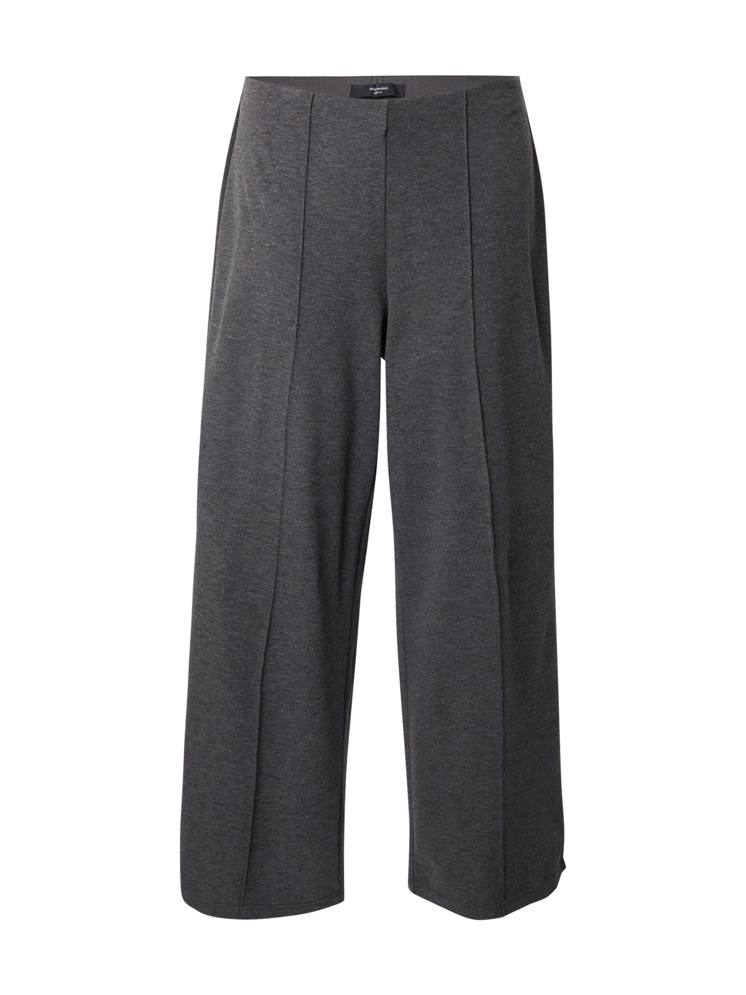Vero Moda Curve - Pierna ancha Pantalón plisado 'VMCEva' en gris: frente